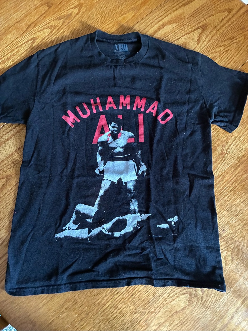 Muhammad Ali Black Graphic Tee Men’s Medium Cotton